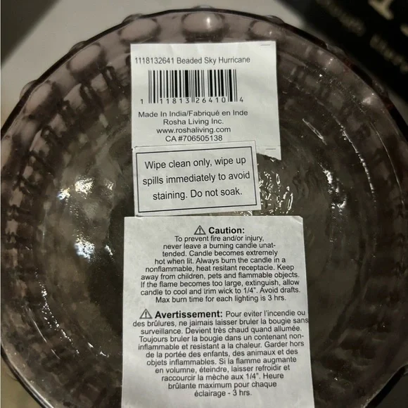 🩷Free🩷Hurricane pink candle holder new - Picture 4 of 5